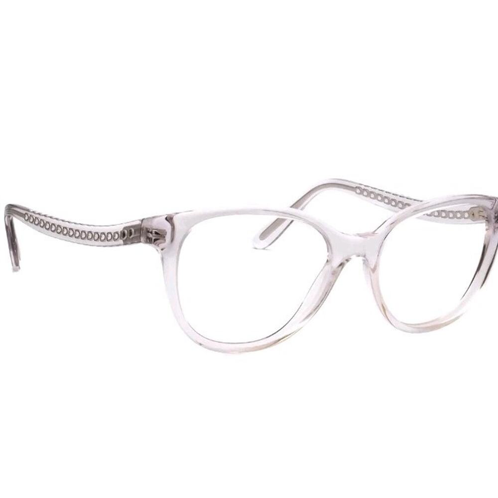 Coach Clear Eyeglasses HC 6177 5111 Crystal Rounded Cat Eye Frame 52 17 140 - Picture 3 of 15